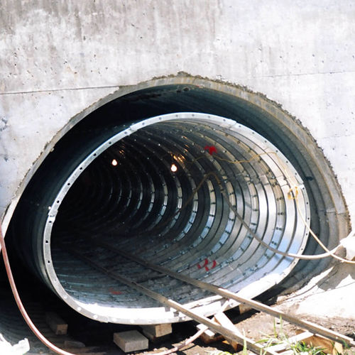 Lamiera metallica ondulata - TUNNEL LINER PLATE - Armtec - ad arco / in acciaio / per costruzione di ponti