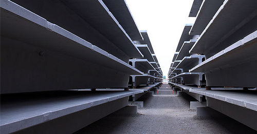 Trave prefabbricata - Armtec - in cemento precompresso / a doppia T / per solaio