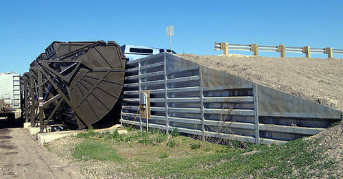 Muro di contenimento in acciaio - BIN-WALL - Armtec - modulare / prefabbricato / a cassone