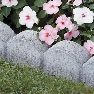 Bordura da giardino - Armtec - in calcestruzzo / lineare / curva