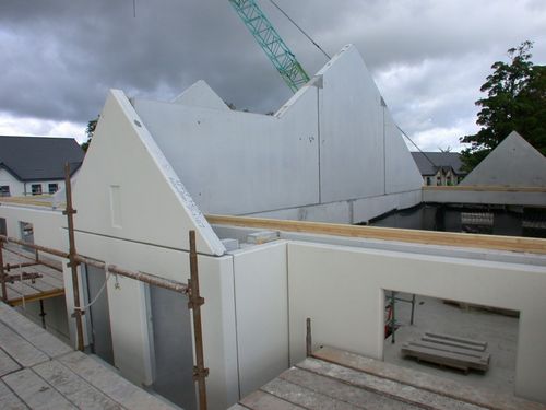 Frontone prefabbricato - concast - in cemento armato