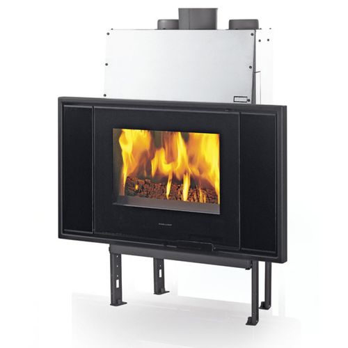 Focolare chiuso a legna - 7800 L - Richard le Droff - a 1 faccia / in acciaio