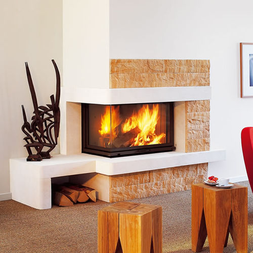 Rivestimento per camini contemporaneo - COLVANNE - Richard le Droff - in pietra / ad angolo