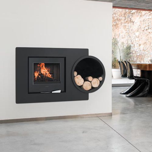 Rivestimento per camini contemporaneo - CRESCENDO - Richard le Droff - in acciaio
