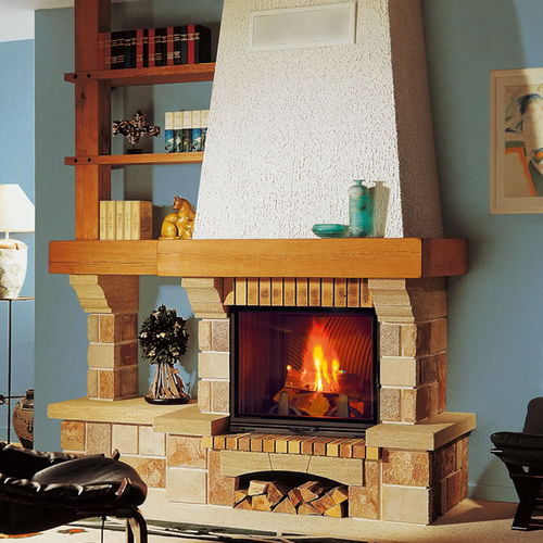 Rivestimento per camini classico - SIRRHA - Richard le Droff - in pietra / in legno