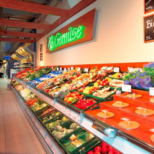 Scaffalatura per negozio - MARCHÉ  - Otto Kind GmbH & Co. KG - per frutta e verdura / standard / in metallo