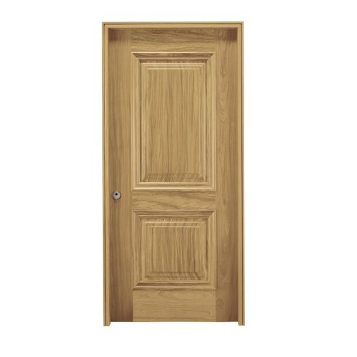 Porta da interno - E6 - A. Barbosa - in legno massiccio / battente / senza vetri