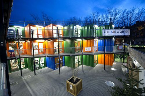 Costruzione di container per servizi sanitari - LONDON - Containex - per stoccaggio / in acciaio galvanizzato / modulare