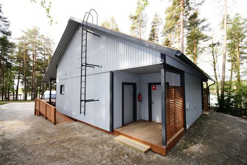 Edificio prefabbricato - TURKU - Containex - in acciaio galvanizzato / su ossatura metallica / per servizi sanitari