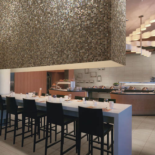 Mosaico in vetro - CITY LIGHTS ™ - Daltile - levigato / da interno / da sala