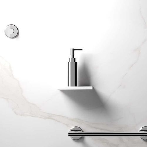 Distributore di sapone professionale - AB002 B - AQUAelite® - per uso residenziale / da parete / di ottone