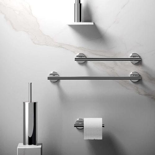 Portascopino per WC in ottone - AB003 B - AQUAelite® - da parete / cromato / non specificato