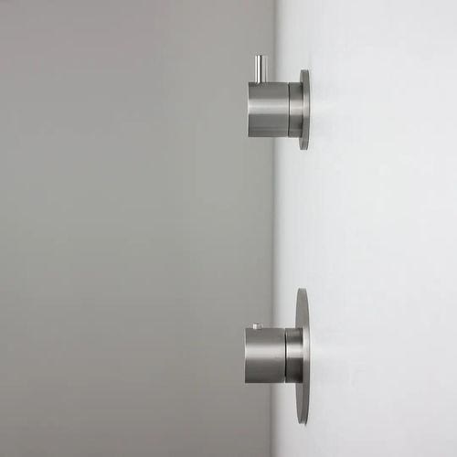 Miscelatore per doccia - RU732 E - AQUAelite® - da parete / in acciaio inossidabile / da bagno