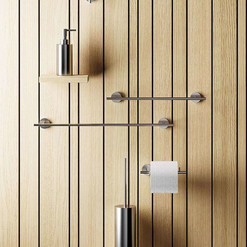 Portasalviette a 1 barra - AB106 E - AQUAelite® - da parete / in acciaio inossidabile 316L / cromato