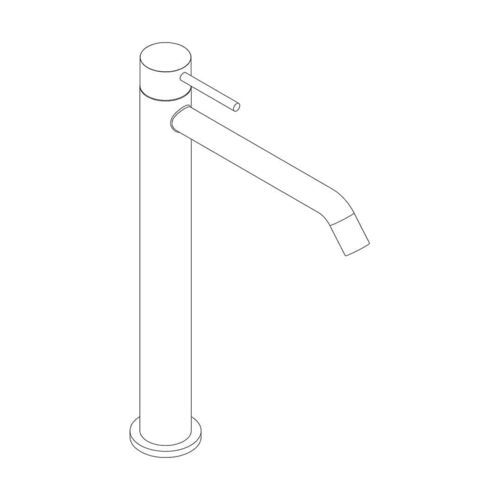 Miscelatore per lavabo - a supp - AQUAelite® - da appoggio / in acciaio inossidabile 316L / da bagno