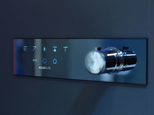 Soffione doccia da incasso a soffitto - a supp - AQUAelite® - quadrato / per uso domestico