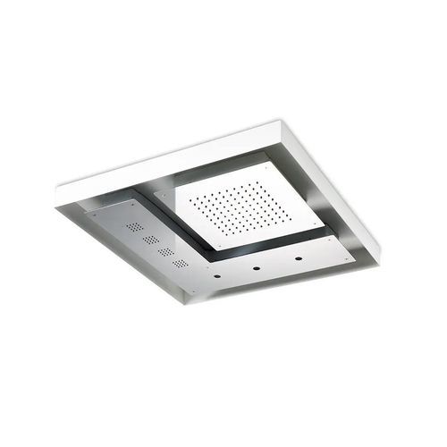 Soffione doccia da soffitto - SF133 B - AQUAelite® - ad incasso / non incassato / quadrato