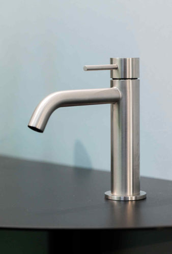 Miscelatore per lavabo - RU620 E - AQUAELITE - da appoggio / in acciaio inossidabile / in acciaio inossidabile spazzolato
