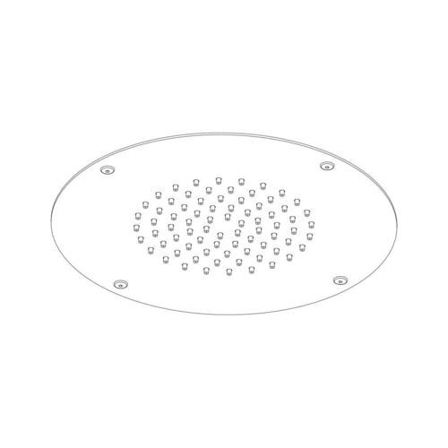 Soffione doccia da incasso a soffitto - SF054 A - AQUAELITE - rotondo / a pioggia / contract