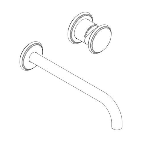 Miscelatore per lavabo - RU823 A - AQUAELITE - da incasso / in ottone / da bagno