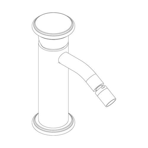 Miscelatore per bidet - RU824 A - AQUAELITE - da appoggio / in ottone / da bagno
