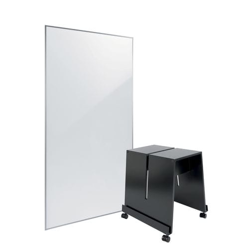 Tabellone bianco - MUB04 - SIGEL GmbH - da terra / mobile / con accessori