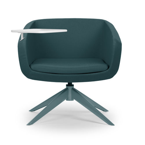 Sedia da conferenza contemporanea - ARCA - True Design srl - da interno / in tessuto / con supporto in acciaio