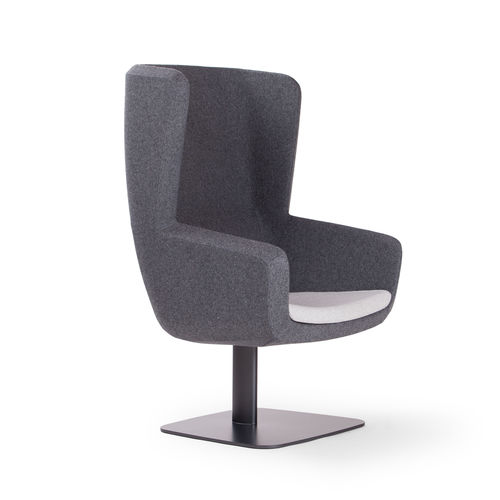 Poltrona visitatore contemporanea - ARCA - True Design srl - in tessuto / in schiuma di poliuretano / imbottita