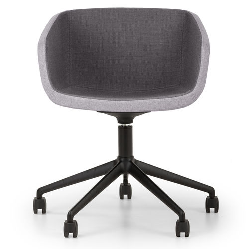 Poltrona da ufficio contemporanea - ARCA - True Design srl - in tessuto / in schiuma di poliuretano / in acciaio