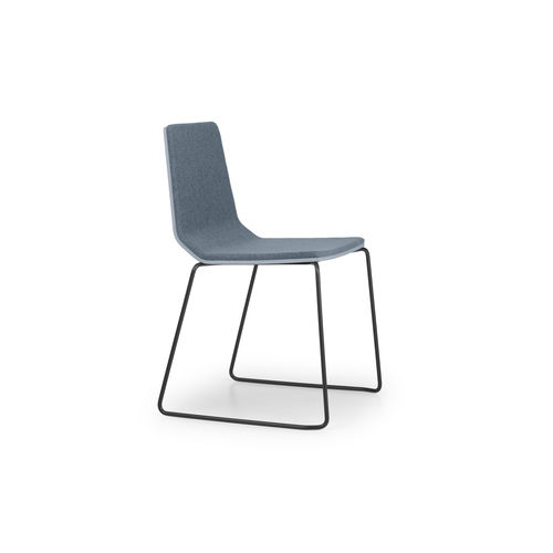 Sedia visitatore contemporanea - MARINA - True Design srl - da interno / in tessuto / in metallo