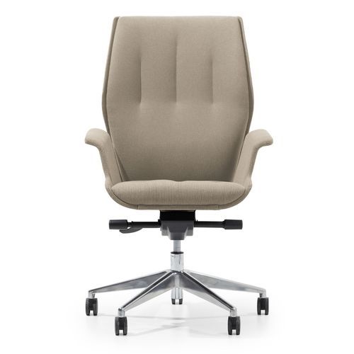 Poltrona da ufficio contemporanea - HIVE - True Design srl - in schiuma di poliuretano / in acciaio / imbottita