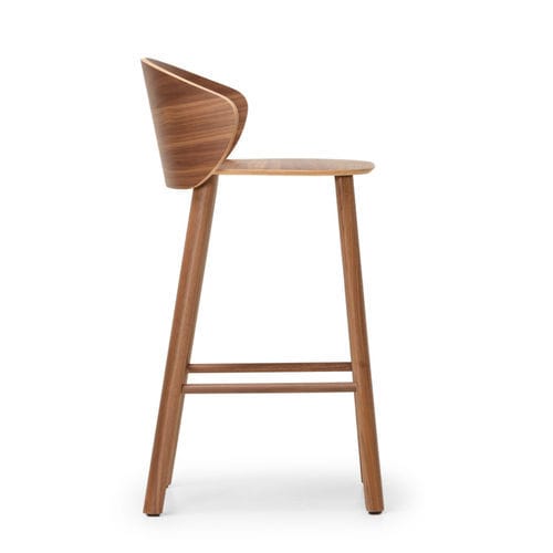 Sgabello contemporaneo - NOT - True Design srl - in legno / in rovere / in legno massiccio