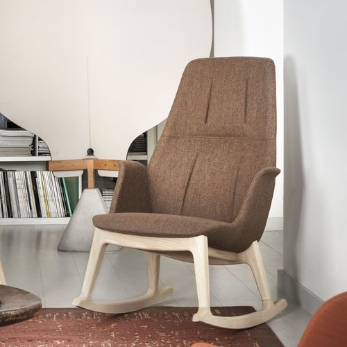 Poltrona contemporanea - HIVE - True Design srl - in schiuma di poliuretano / in acciaio / con schienale alto