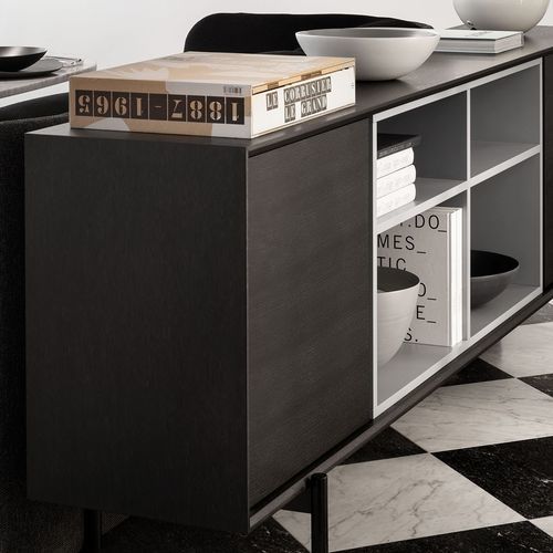 Libreria modulare - BLADE  - True Design srl - bassa / design minimalista / contract