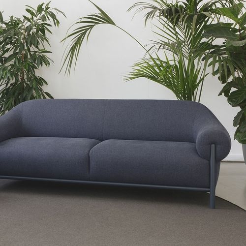 Divano contemporaneo - FENDER - True Design srl - in tessuto / imbottito / grigio
