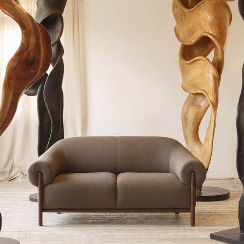 Divano contemporaneo - FENDER - True Design srl - in tessuto / marrone / verde