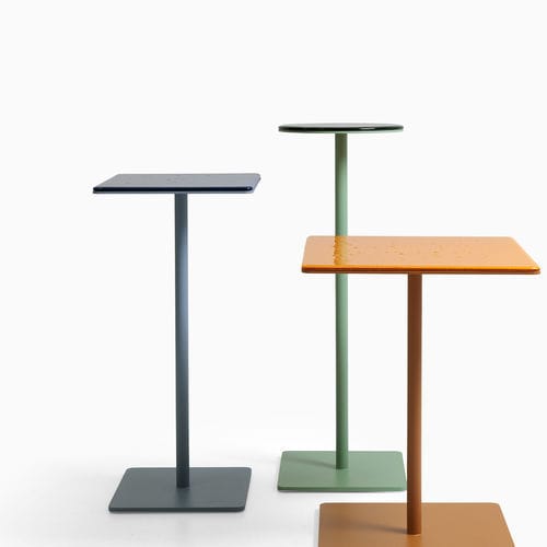 Tavolino basso contemporaneo - CREMINO - True Design srl - in vetro di Murano / in acciaio / in calcestruzzo