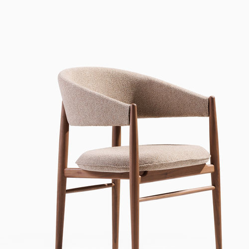 Sedia da pranzo contemporanea - AURA - True Design srl - per interni / in polipropilene / in legno massiccio
