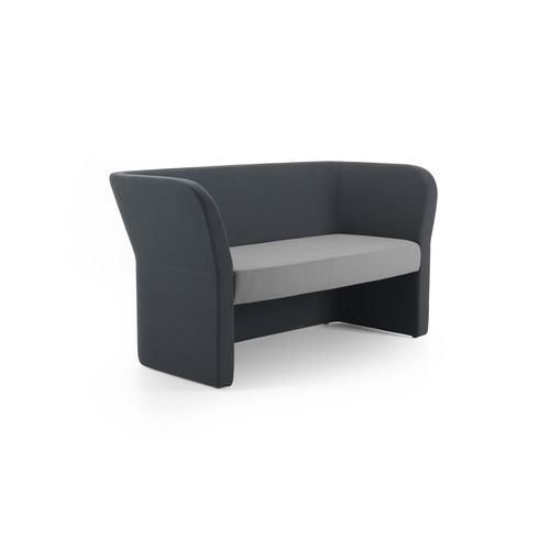 Divano contemporaneo - ORACLE - True Design srl - in tessuto / grigio / blu