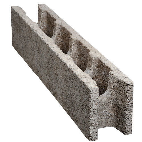 Blocco cassero in legno cemento - NORMALSTEINE - isospan Baustoffwerk GmbH - per muro esterno portante / per muro divisorio / per edifici