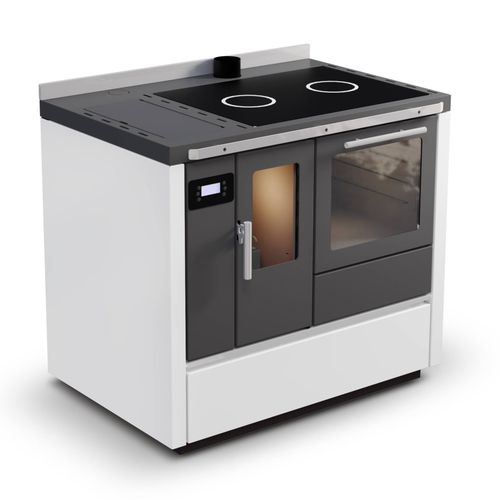 Stufa a pellet - RUMELIA - IFYIL TERMO LTD STI - 9 kW / da appoggio / contemporanea