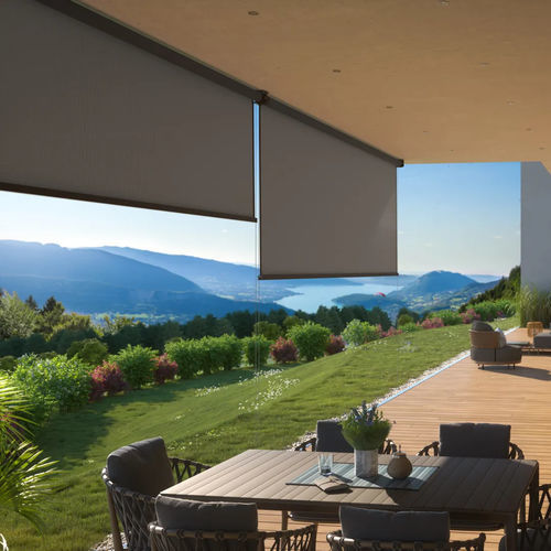 Tenda avvolgibile a rullo - SURAVA - STOBAG - per veranda / in tessuto / da esterno