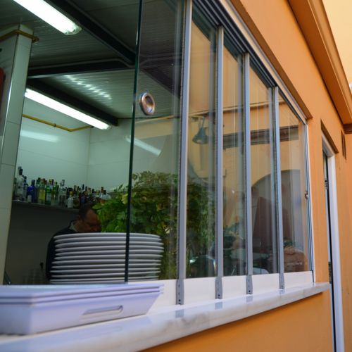 Finestra in alluminio - SEEGLASS-RUN - C3 Systems SL - scorrevole impilabile / di sicurezza / su misura