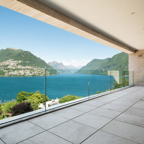 Ringhiera in alluminio - SEEGLASS PRO - C3 Systems SL - pannelli in vetro / da esterno / per esterno
