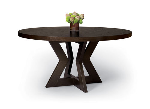 Tavolo da pranzo contemporaneo - BOWTIE T60  - ALTURA - in noce / rotondo / per uso residenziale