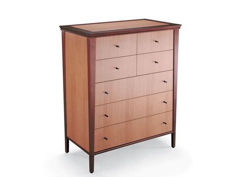 Cassettiera classica - ASTRAGAL - ALTURA - in ciliegio / beige