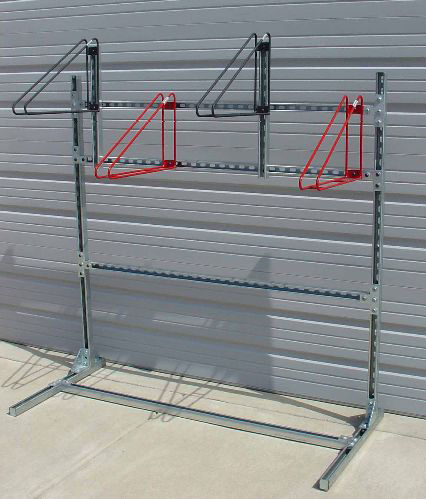 Rastrelliera per biciclette a pavimento - WALLRACK™ : SINGLE-SIDED - CycleSafe - da interno / in acciaio galvanizzato / professionale