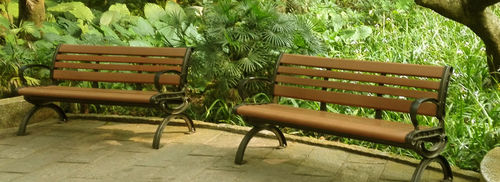 Panca da giardino classica - ULTRASHIELD® - newtechwood - in composito