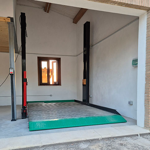 Elevatore per auto meccanico - BOX L - Green Park srl - per esterni / da interno