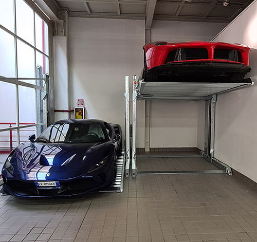 Elevatore per auto meccanico - BOX P - Green Park srl - a colonna / da interno / per garage